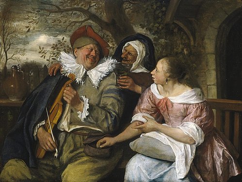 The Violinist, 1672, Jan Steen
