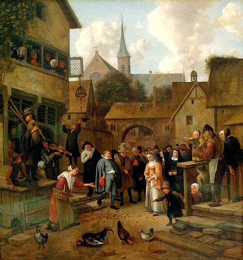 The Village Wedding, 1657, Jan Steen