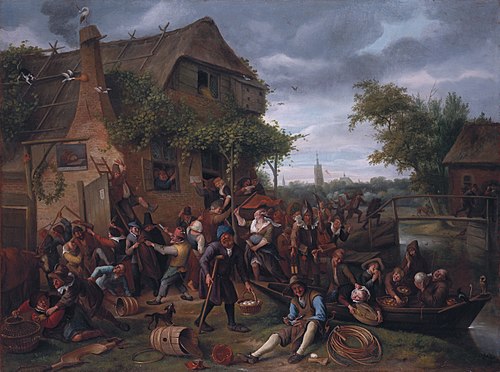 A Village Revel, 1673, Jan Steen