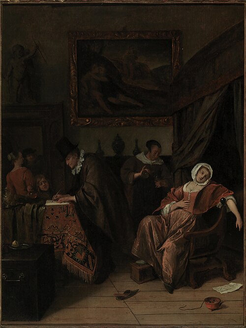 The Doctor's Visit, 1652, Jan Steen