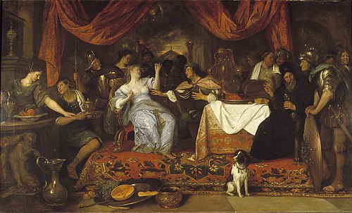 Anthony and Cleopatra, 1668, Jan Steen