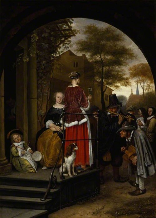 Musicien ambulants, 1659, Jan Steen