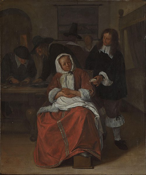 A Feast on Oysters, 1662, Jan Steen
