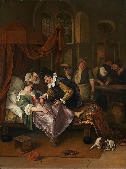 The Doctor's Visit, 1660, Jan Steen