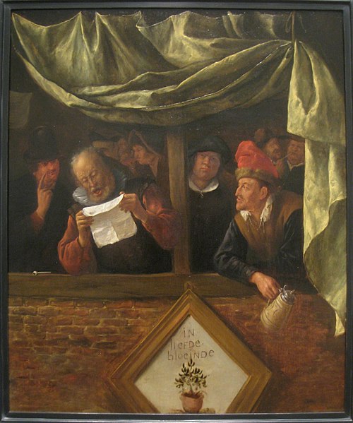 The Rhetoricians, 1655, Jan Steen
