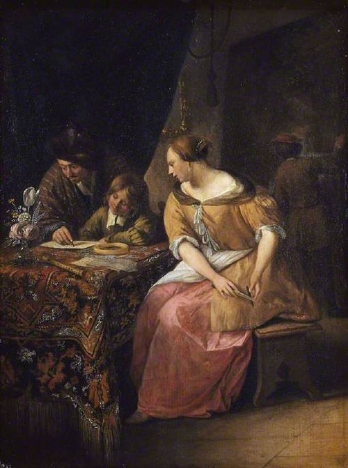 Interior with a Painter and His Family, 1665, Jan Steen