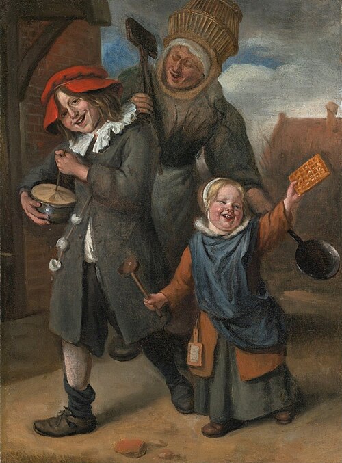 The Rommelpot Player, 1660, Jan Steen