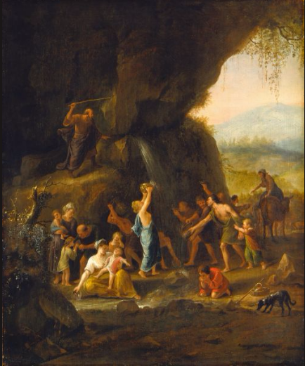 Moses Striking Water from the Rock, 1651, Jan Steen