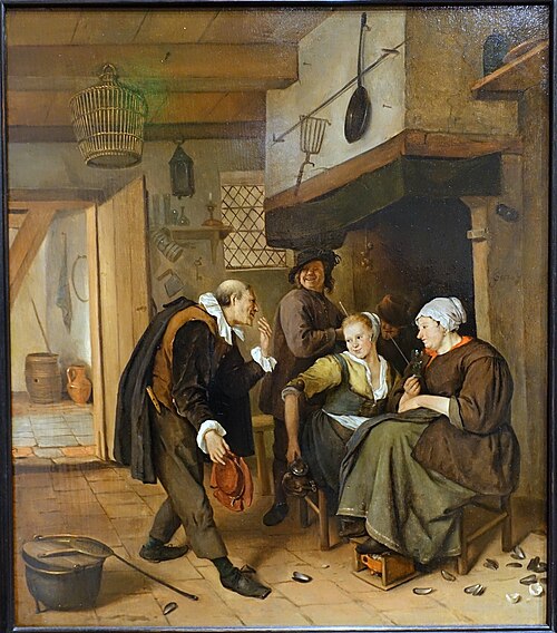 The Gallant, 1660, Jan Steen