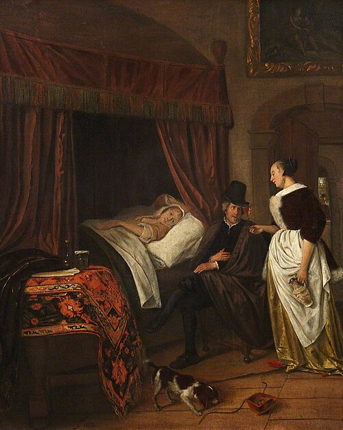 The Doctor's Visit, 1660, Jan Steen
