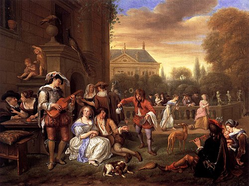 The Garden Party, 1677, Jan Steen