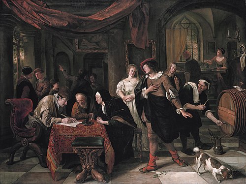Marriage of Tobias and Sarah, 1660, Jan Steen