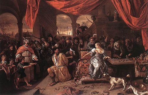 Samson et Dalila, 1668, Jan Steen