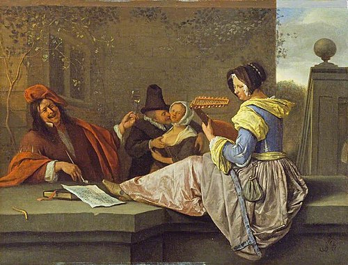 The Lute Player, 1670, Jan Steen