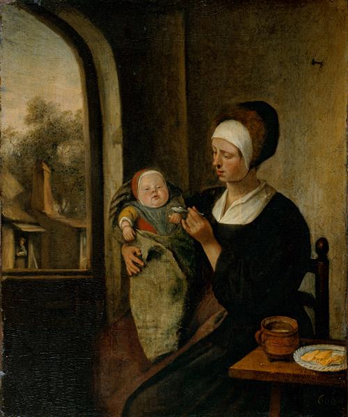 Mother and Child, 1650, Jan Steen