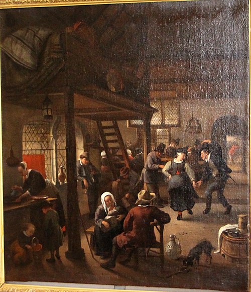 Tavern Scene, 1660, Jan Steen