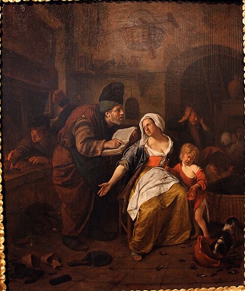 An Alchemist and his Family, 1660, Jan Steen