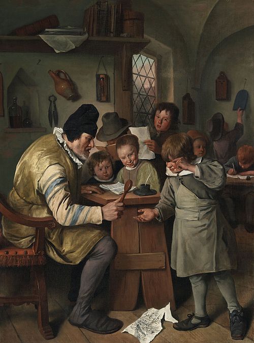 Le Maître d'École, 1660, Jan Steen
