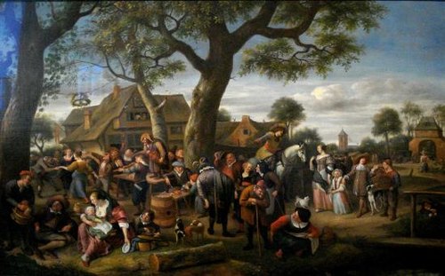 The Fair at Warmond, 1660, Jan Steen