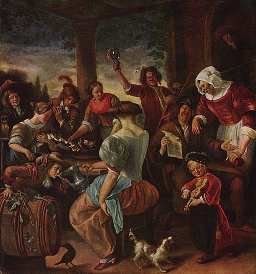 The Merry Family with Cats, 1660, Jan Steen