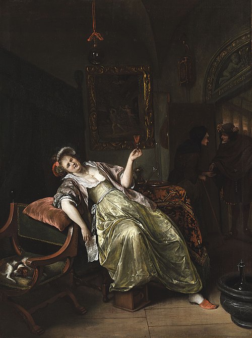 The Courtesan, 1666, Jan Steen
