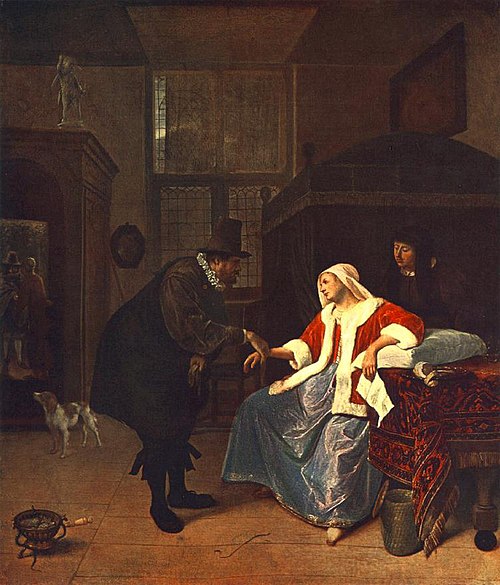 Love Sickness, 1660, Jan Steen