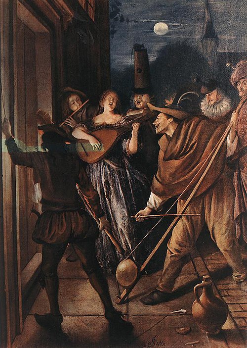 Nocturnal Serenade, 1660, Jan Steen