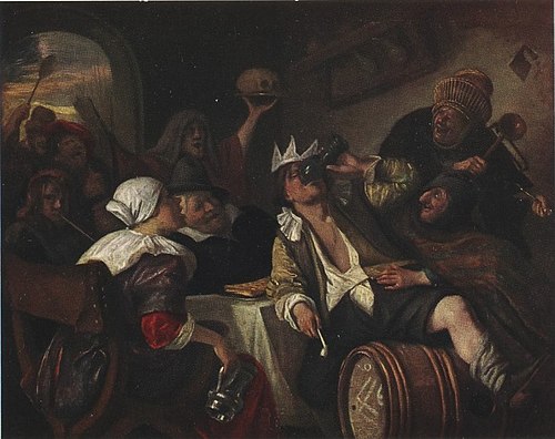 Twelfth-Night Feast, 1666, Jan Steen