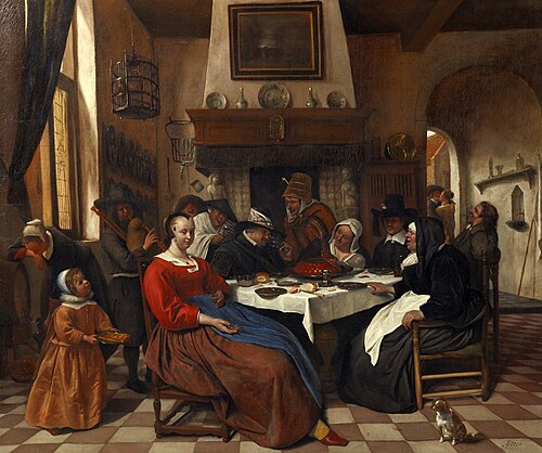 La Fête des Rois, 1664, Jan Steen