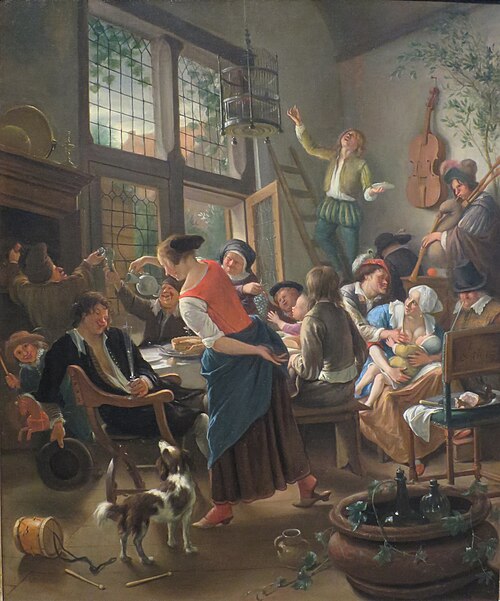 Repas de Famille, 1674, Jan Steen