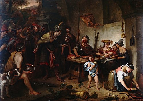 Manius Curius Dentatus and the Samnite Ambassadors, 1670, Jan Steen