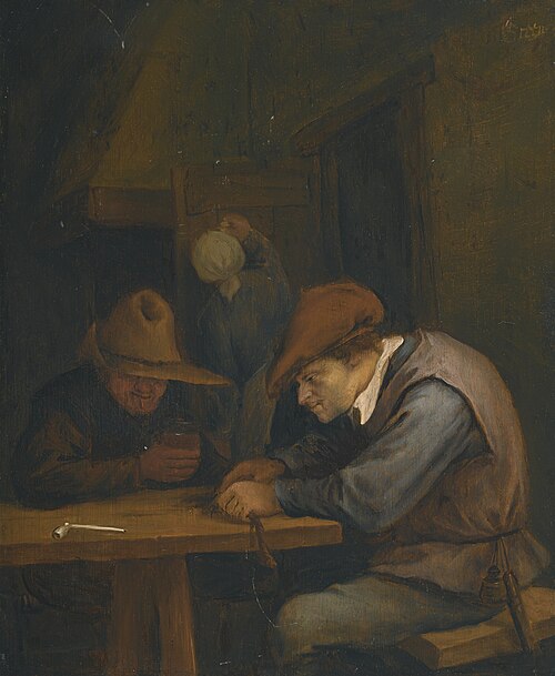 Two Peasants in an Inn, 1660, Jan Steen