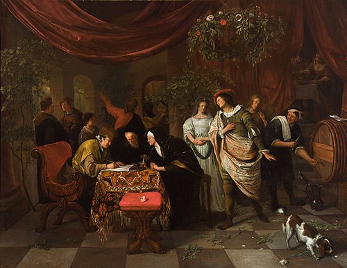 Marriage of Tobias and Sarah, 1660, Jan Steen