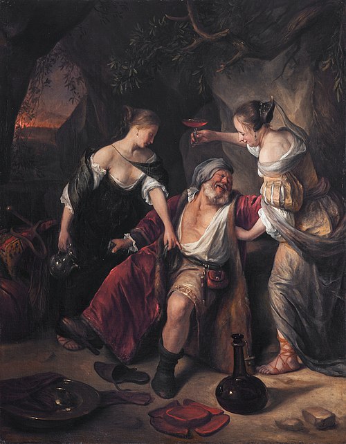 Lot and his Daughters, 1665, Jan Steen