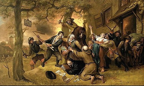 Marauders Attacking Peasants, 1666, Jan Steen