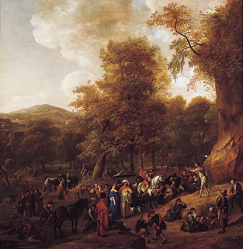 John the Baptist Preaching in the Wilderness, 1651, Jan Steen