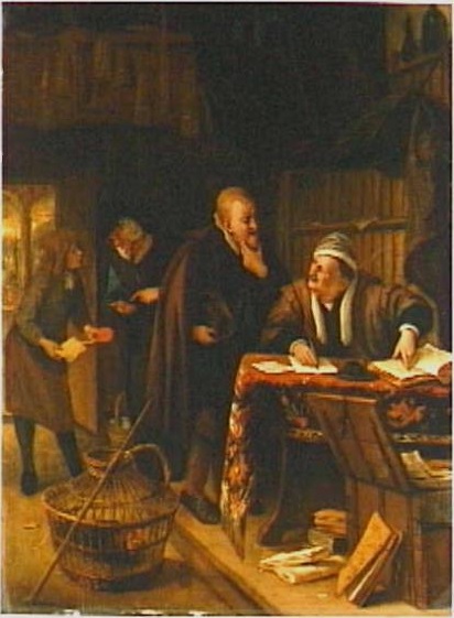 The Debtor, 1679, Jan Steen