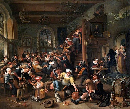 The Egg Dance, 1670, Jan Steen
