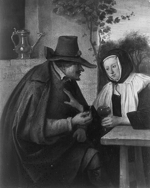 The Tempting Offer, 1650, Jan Steen