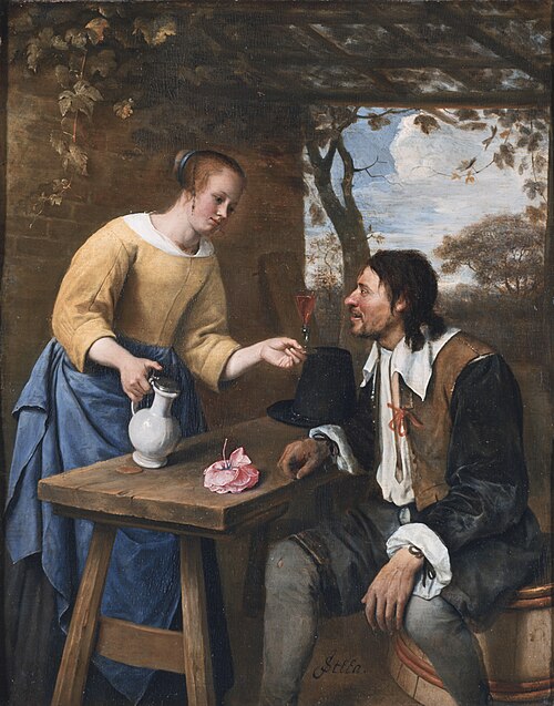 The Tired Traveller, 1661, Jan Steen