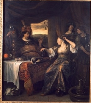 Anthony and Cleopatra, 1667, Jan Steen