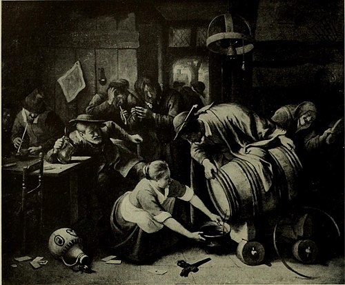 The Drained Cask, 1660, Jan Steen