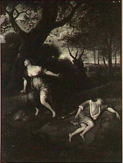 Hagar and Ishmael in the Wilderness, 1665, Jan Steen