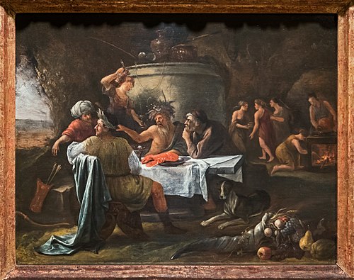 Theseus and Achelous, 1660, Jan Steen
