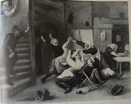 Fight in a Tavern, 1660, Jan Steen