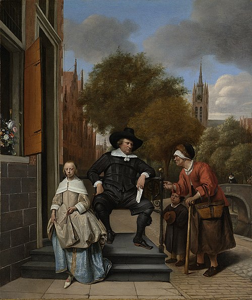 A Mayor of Delft and his Daughter, 1655, Jan Steen