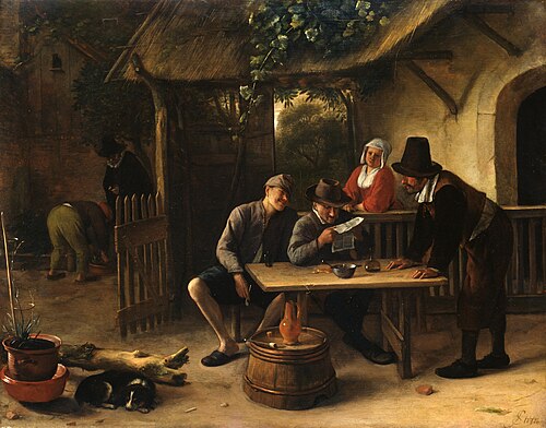 The News Reader, 1665, Jan Steen
