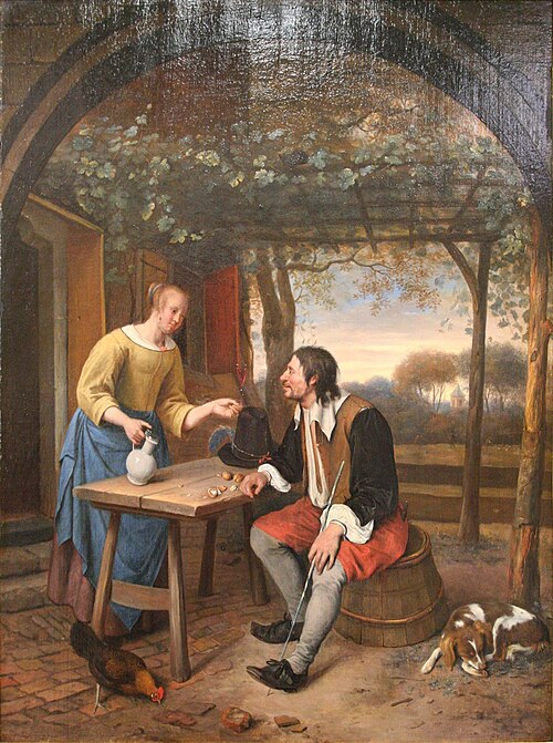 The Traveller Resting, 1660, Jan Steen