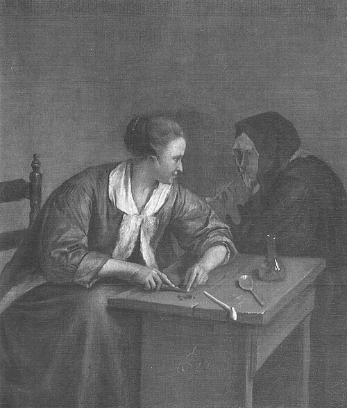 Smoking women, 1650, Jan Steen
