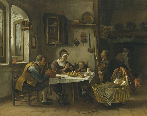 Grace before Meat, 1660, Jan Steen